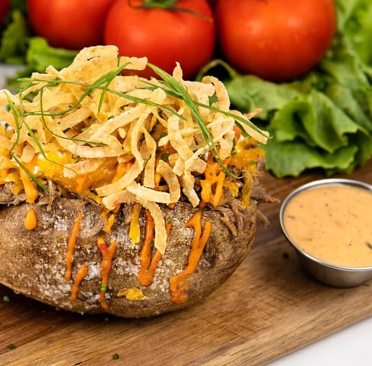 Brisket-Stuffed Potato