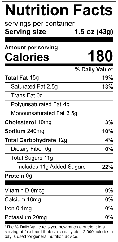 Honey Mustard - Food Service