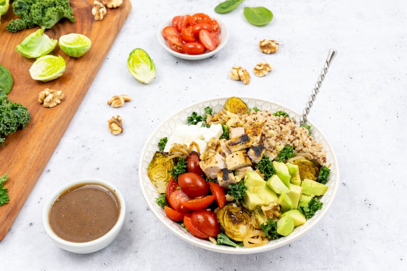 Chicken, Quinoa & Veggie Power Bowl Recipe