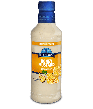 Honey Mustard Dressing Dip 32 Oz Bottle 6 Count Litehouse