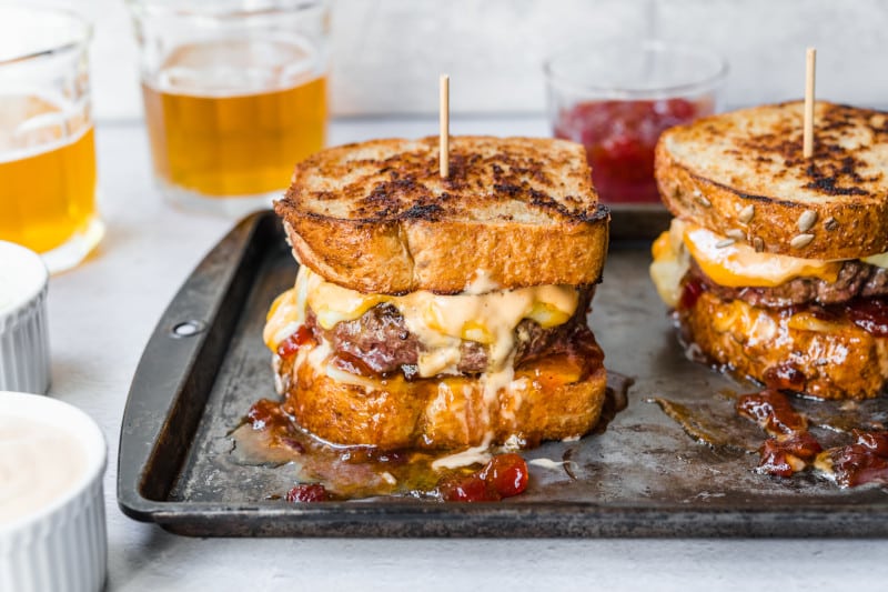 Cheese Curd Patty Melt Recipe